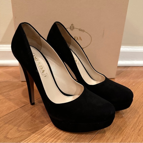 Prada Calzature Donna Heels Nero - Picture 2 of 9